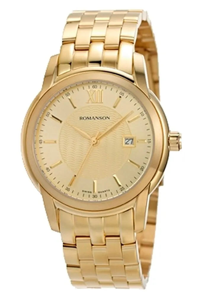 Наручные часы мужские кварцевые Romanson TM 2649 MM1G-GD |
