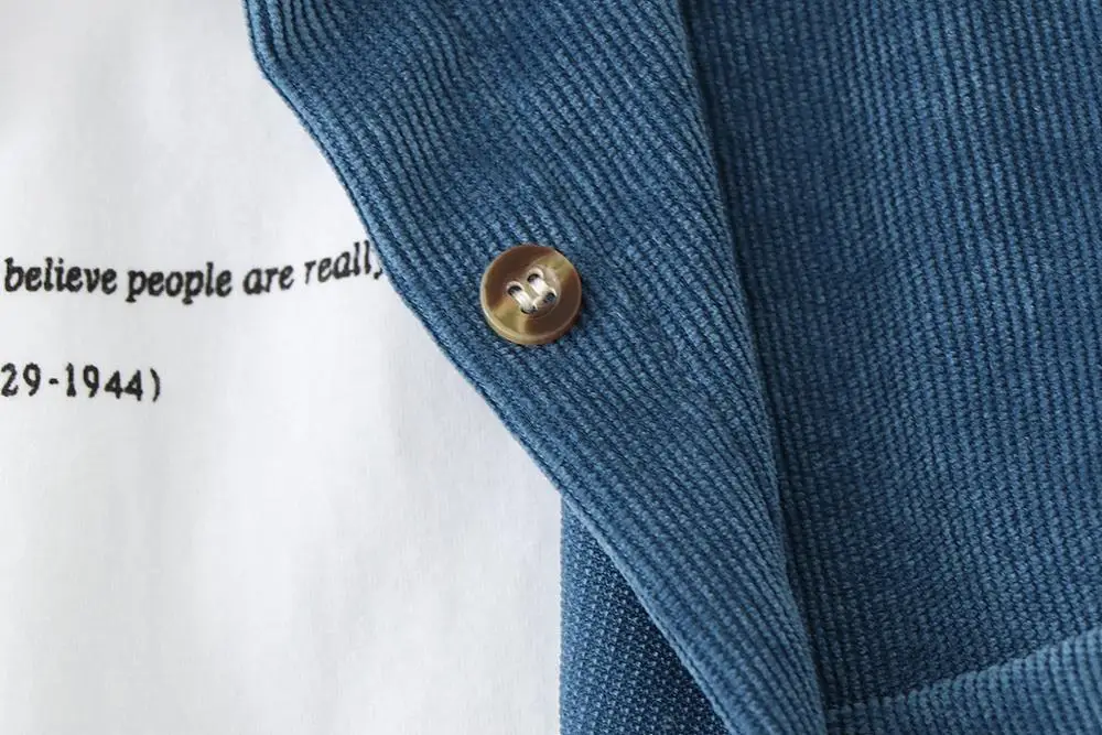 

Corduroy Fashion Women's Blouses 2021 Spring Autumn Blusas Y Camisas Long Sleeve Clothing Button Up Down Loose White Tops Femme