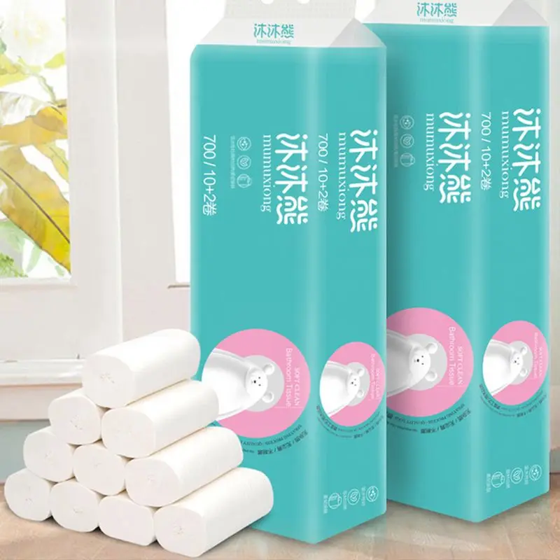 12 рулонов шелковистая гладкая мягкая профессиональная серия Премиум домашняя