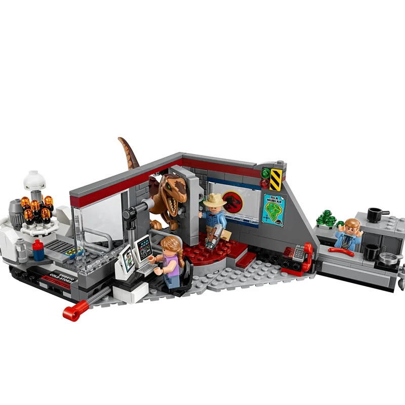 Конструктор Парк Юрского периода велоцираптор Чейз кирпичи динозавры игрушки