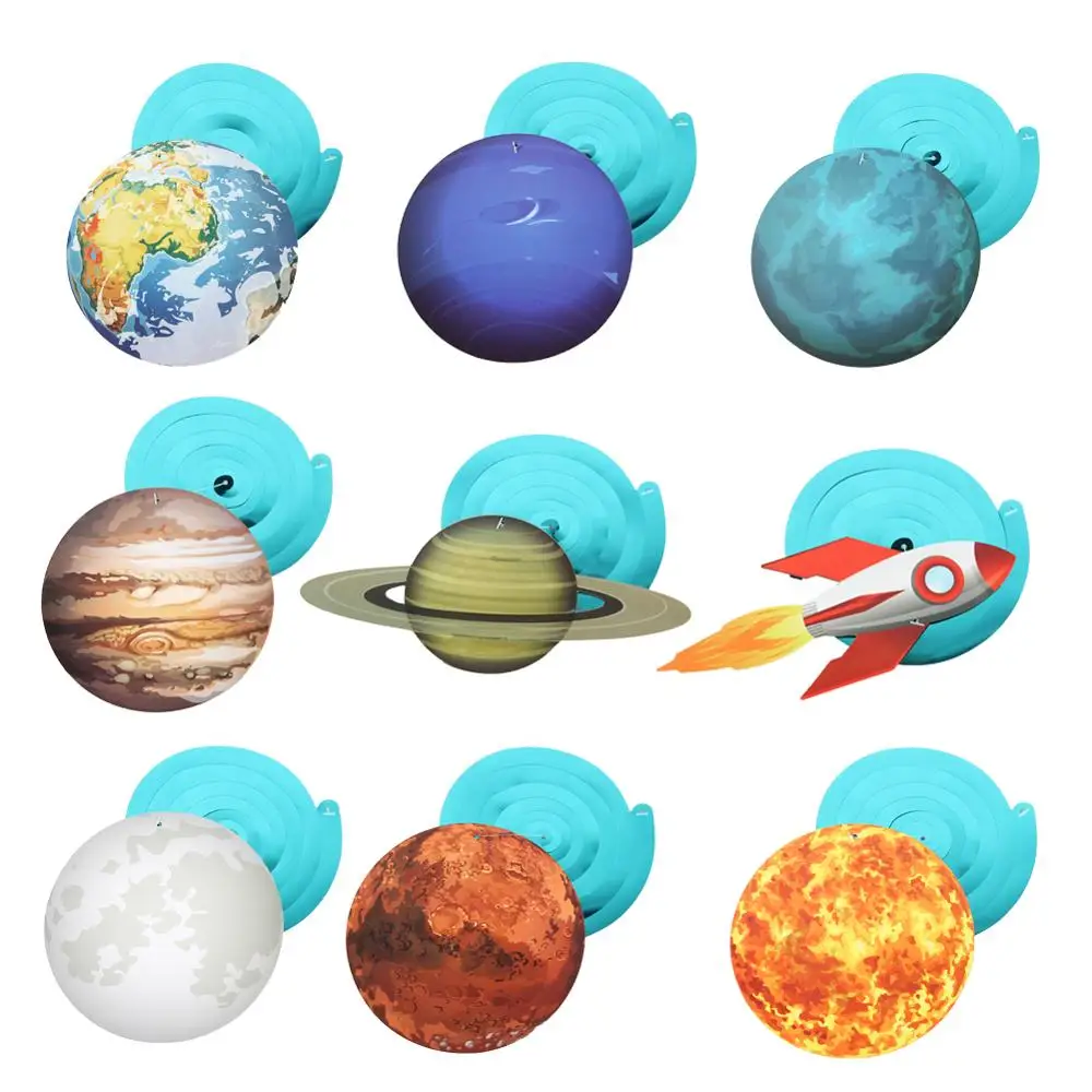 30 шт. крученые кружки для солнечной системы классный декор мальчиков и девочек