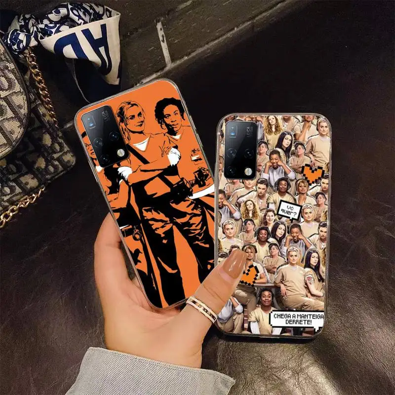 

Orange Is The New Phone Case For Samsung S4 S5 S6 S7 Edge S8 S9 S10 Plus S20 Lite Fe Note20 Ultra A71 A21S Cover Fundas Coque