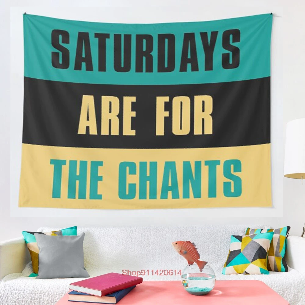 

Saturdays are for The Chants Coastal Carolina University tapestry Wall Hanging Tapestries for Living Room Bedroom Decor