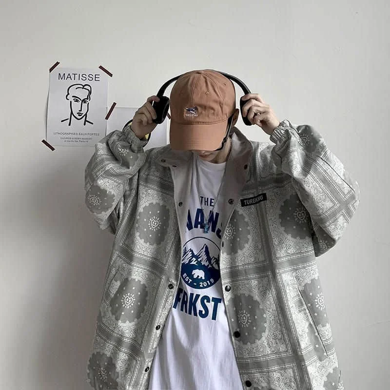 Куртка-карго для мужчин и женщин двусторонний Повседневный Топ в гонконгском