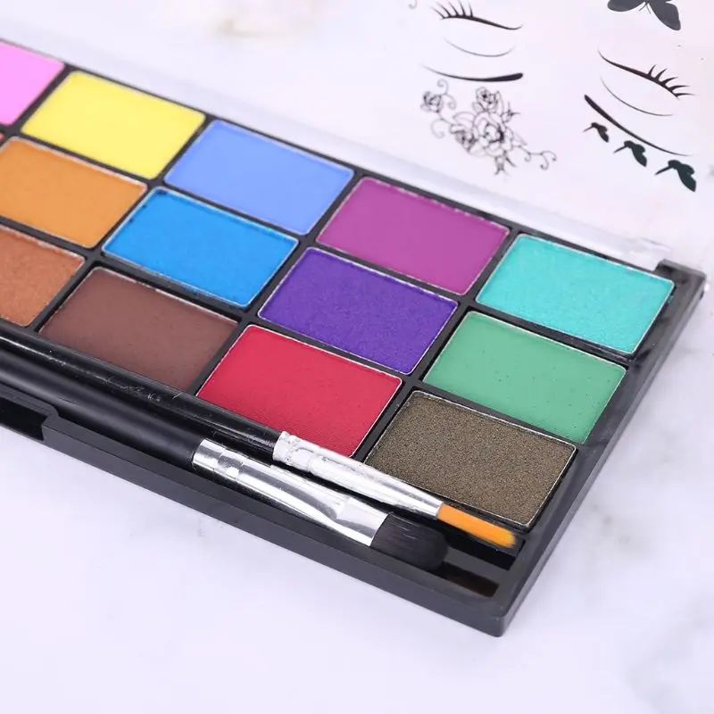 18 Цвета нетоксичный тела Уход за кожей лица макияж Косплэй пигмент дьявола с