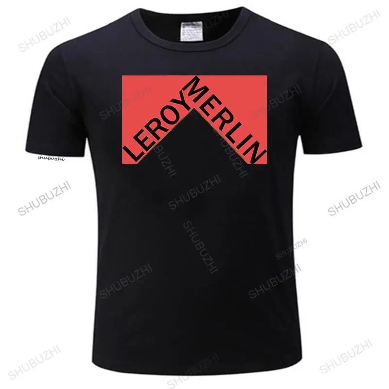 

New Men T shirt Leroy Merlin Logo Classic Tops Clothing funny t-shirt novelty tshirt women many color fashion unisex tee-shirt