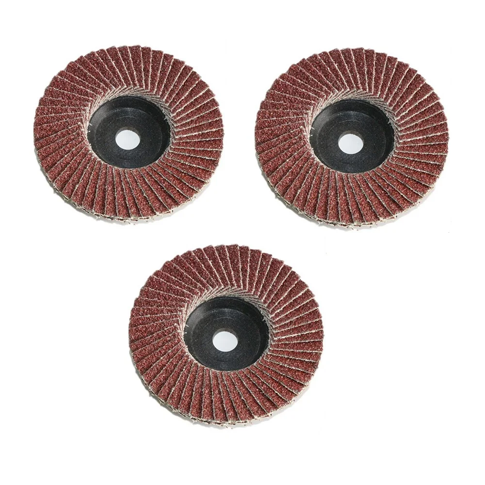 

3Pcs 3inch 75mm Grinding Wheel Flat Flap Sanding Discs Wood Metal Polishing Pad For Angle Grinder Power Rotary Tool