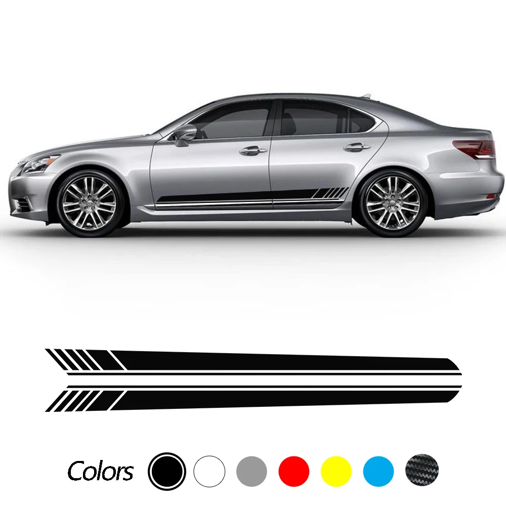

2Pcs Car Side Stickers decals For Lexus RX 300 330 IS 250 300 GX 400 460 UX 200 NX LX LS GS ES CT200h Fsport Tuning Accessories