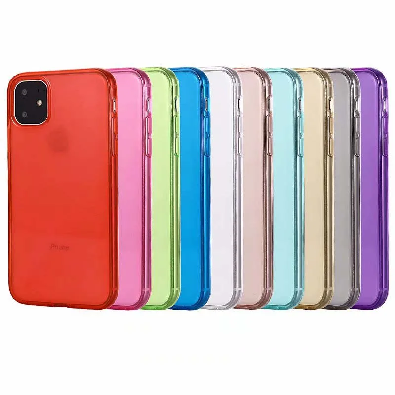 Тонкий прозрачный мягкий силиконовый чехол из ТПУ для iPhone 11 Pro Max iphone5s 6S 7 8 plus XS MAX