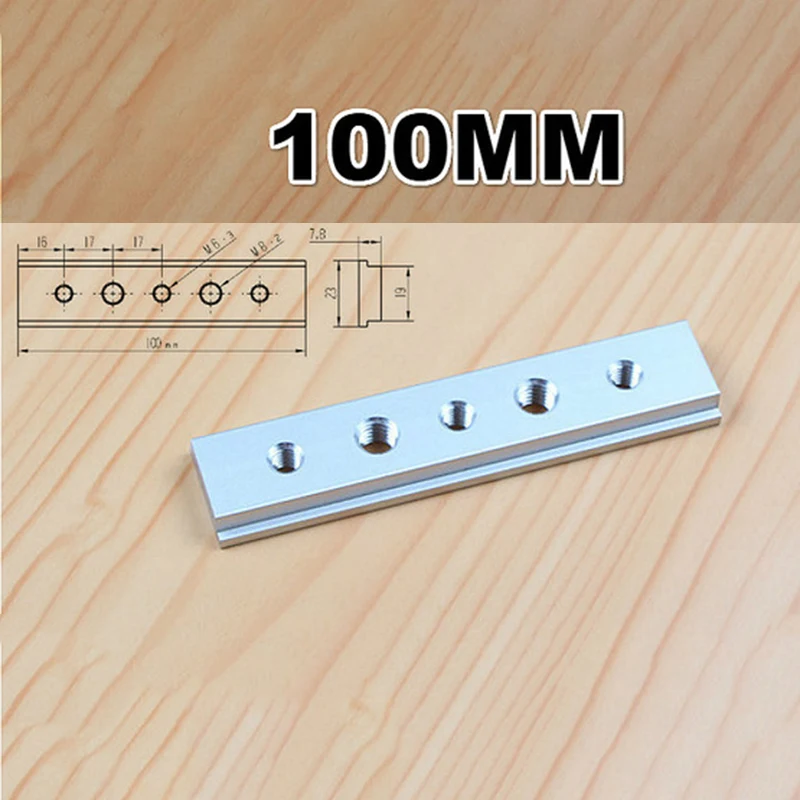 

Aluminium Alloy Router Slider Slab For T Slot T Track Miter Fixture Equipment