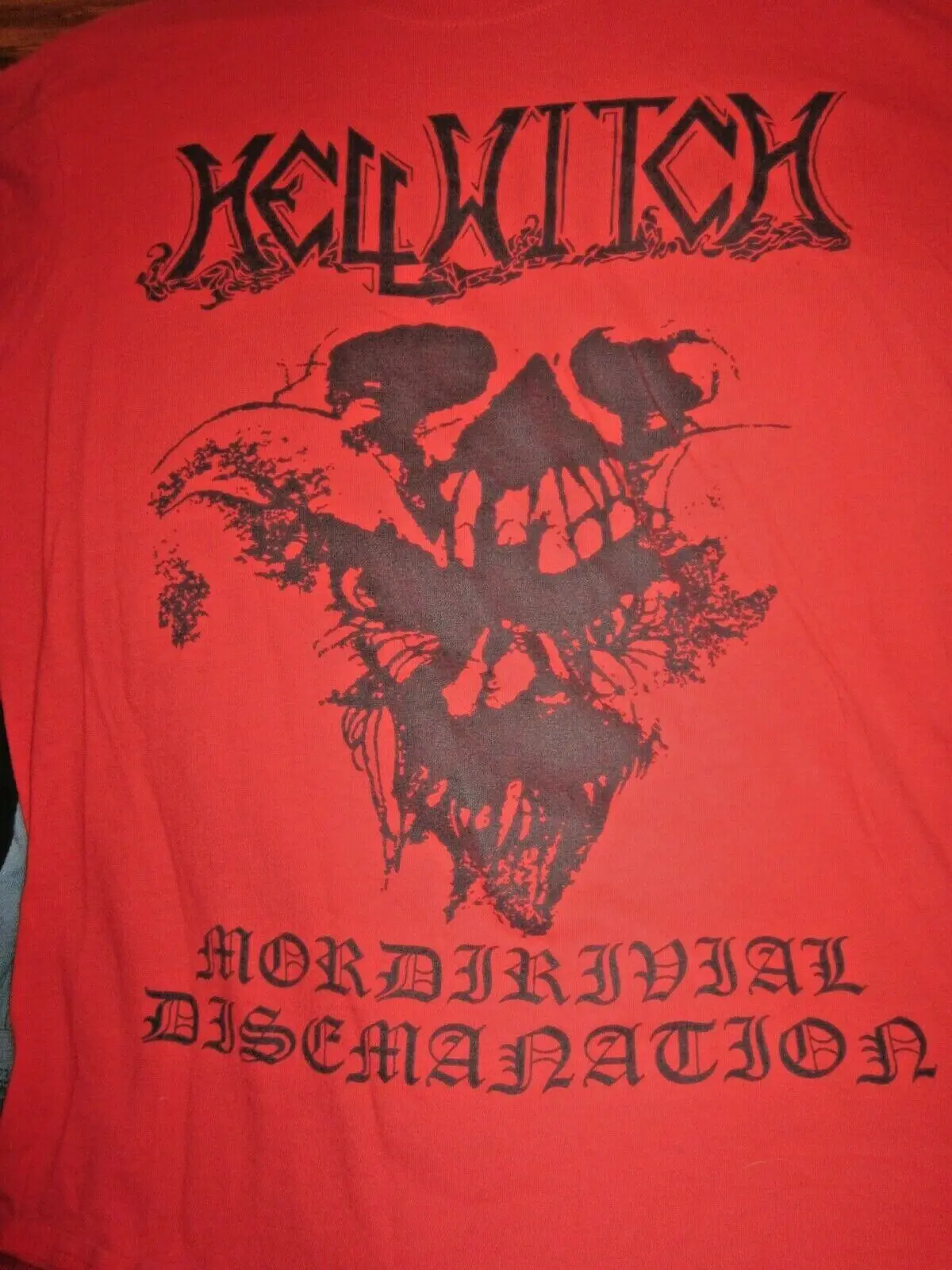 Hellwitch футболка M средняя гибель металлический обрыв труп инкантация | Мужская