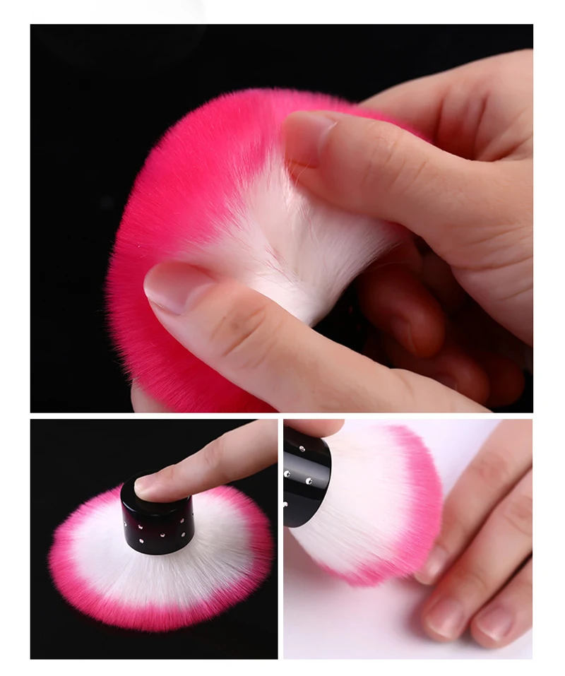 

20/10/8/5Pcs Random Color Nail Dust Brush Cleaning Remove Dust Powder Nail Pedicure Manicure Clean Brush Tools for Nail Care