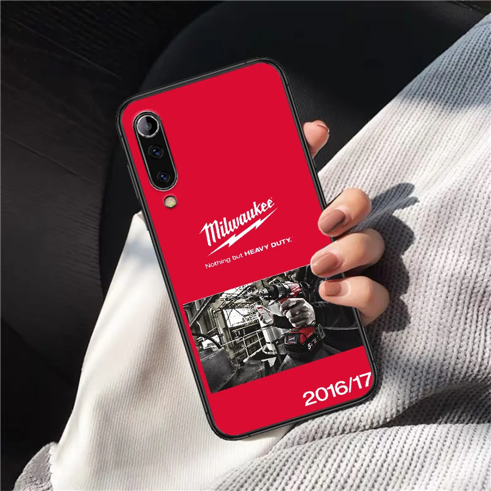 

Toolbox Milwaukees Phone Case For XIAOMI MI Note 8 9 T 10 Pro Lite SE A2 A3 POCO X M MAX 2 3 black Shell Painting Hoesjes Pretty
