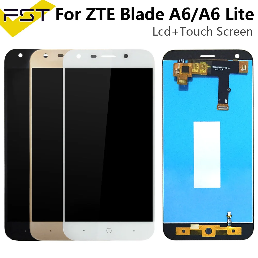 ЖК-дисплей и сенсорный экран для ZTE Blade A6 Lite A0620, дигитайзер в сборе для ЖК-дисплея ZTE A6 ЖК-дисплей и сенсорный экран для ZTE Blade A6 Lite A0620, дигитайзер в сборе для ЖК-дисплея ZTE A6