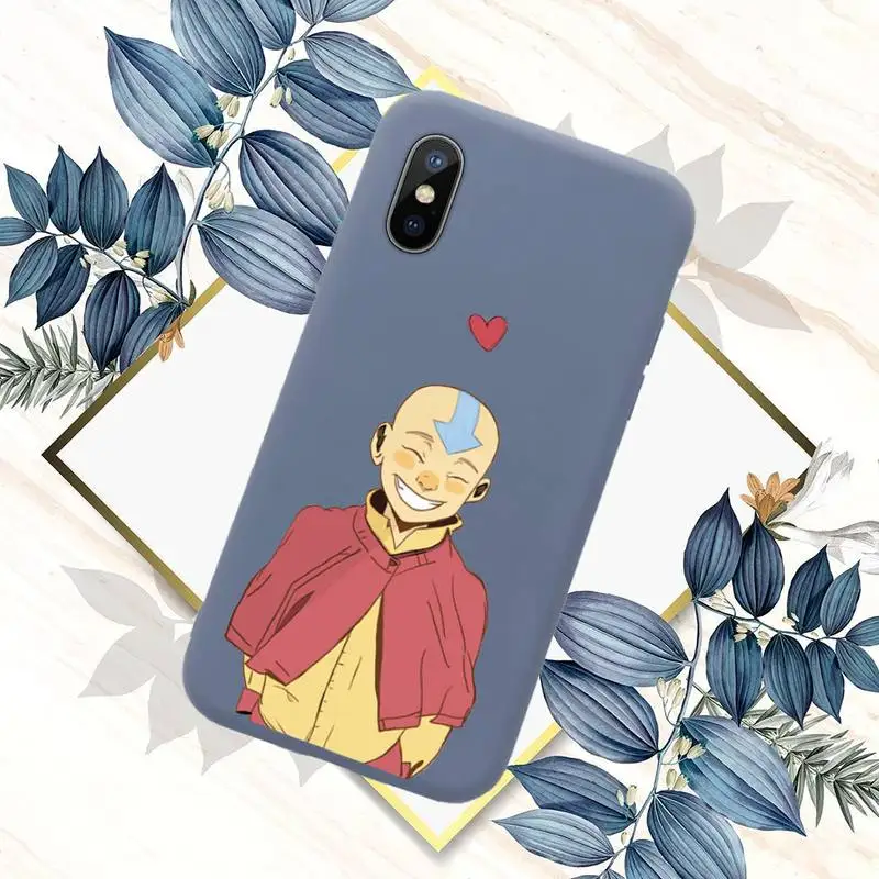

The last airbender Phone Case Candy Color for iPhone 11 12 mini pro XS MAX 8 7 6 6S Plus X SE 2020 XR