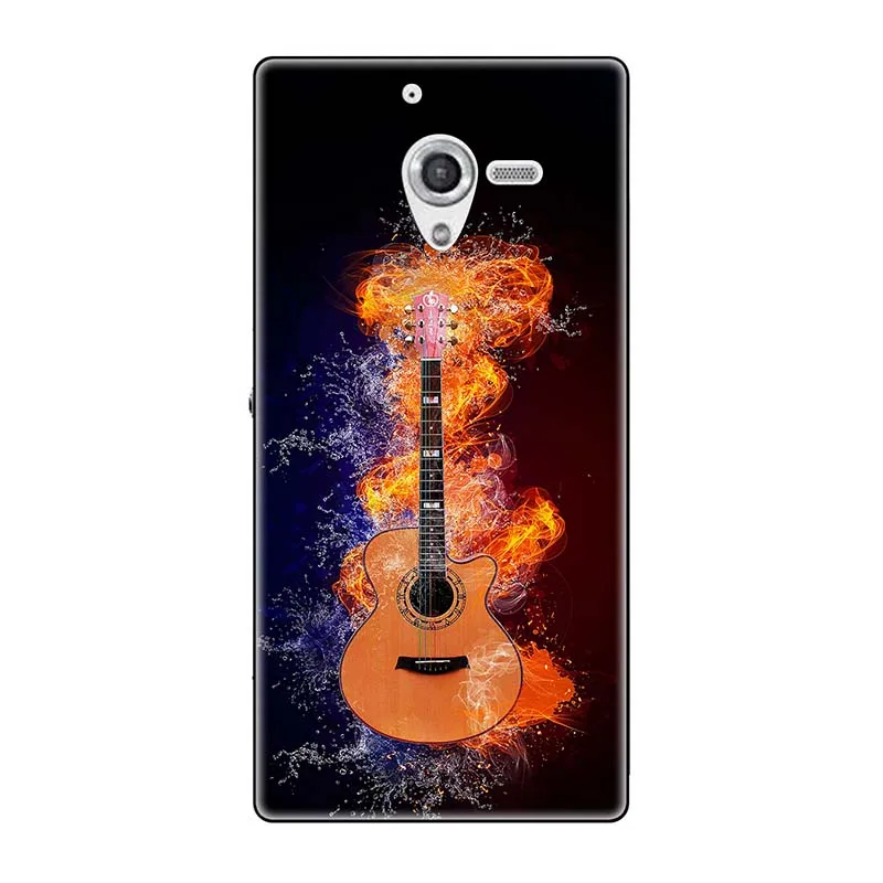 A187 Телефонные чехлы для sony Xperia ZL непосредственный сбыт из L35H C6502 C6503 C6506 5," чехол с принтом(розы); волк милый чехол-крышка с узорами чехол для телефона чехол Fundas Para - Цвет: A187