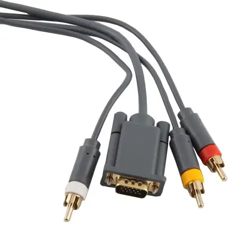 Композитный видеокабель OSTENT VGA HDTV и RCA AV для монитора ПК Microsoft Xbox 360 | Электроника