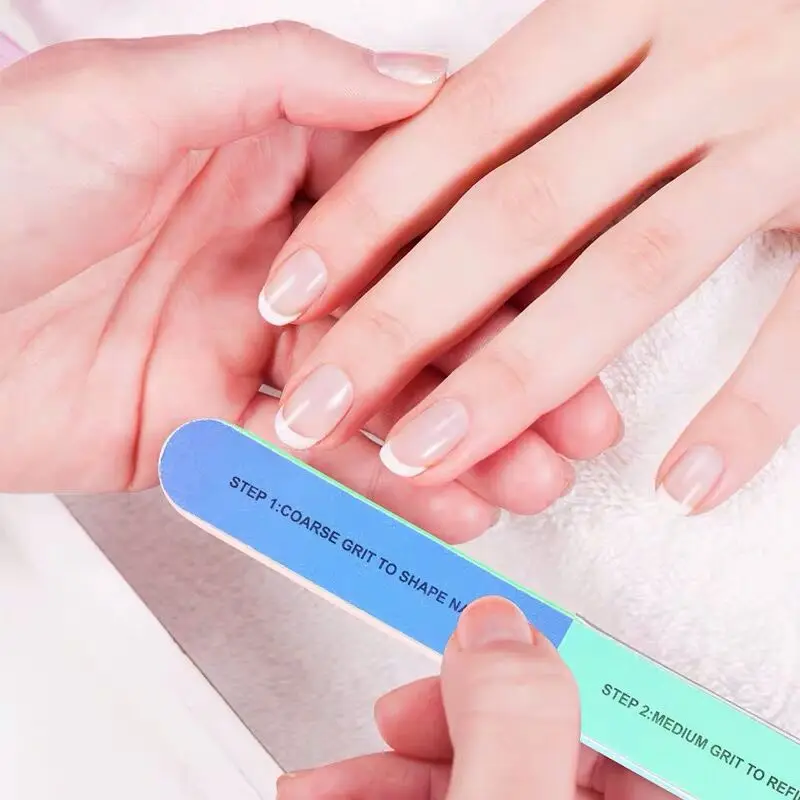 10 Pcs Nail Block Buffer Files 7 Side Multifunction Sponge Nails Care Tools Bloc Polissoir Ongle Gel Para Unha Kits | Красота и
