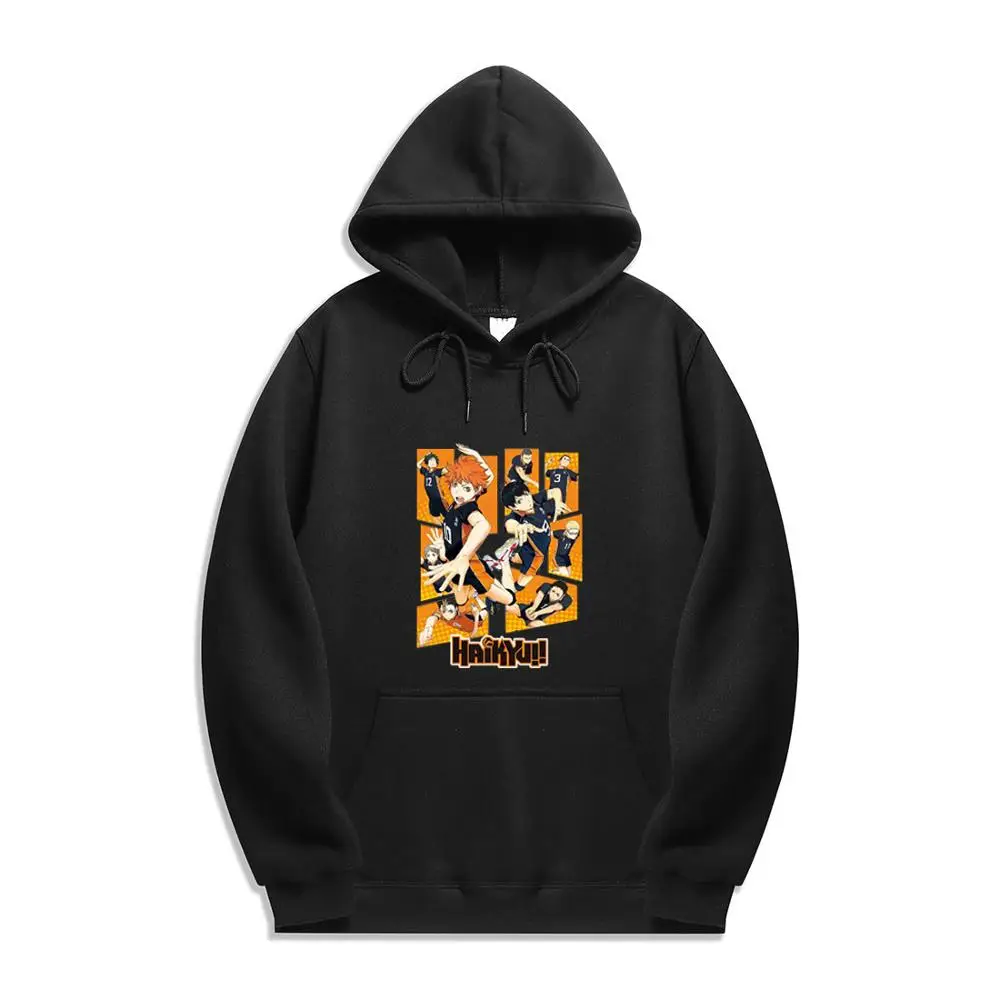 

Толстовки с капюшоном в стиле аниме Kuroo, манга, волейбол, творческая Толстовка