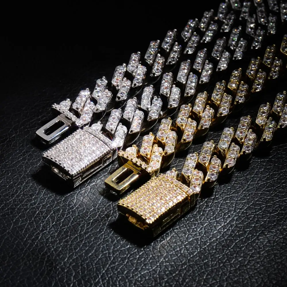 Браслеты GUCY из кубинской цепи с фианитом для мужчин ювелирные украшения в стиле