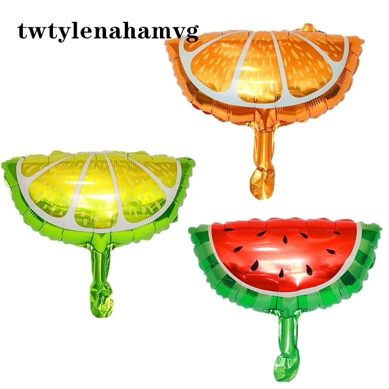 Новый Зеленый Мини лимонный фруктовый тематический праздничный воздушный шар