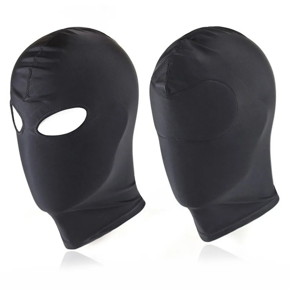 Sexy Eye Mask Fetish Open Mouth Hood Black Headgrar Adult Games Erotic Products BDSM Slave Bondage Sex Toys for Couples Women 18 | Красота и