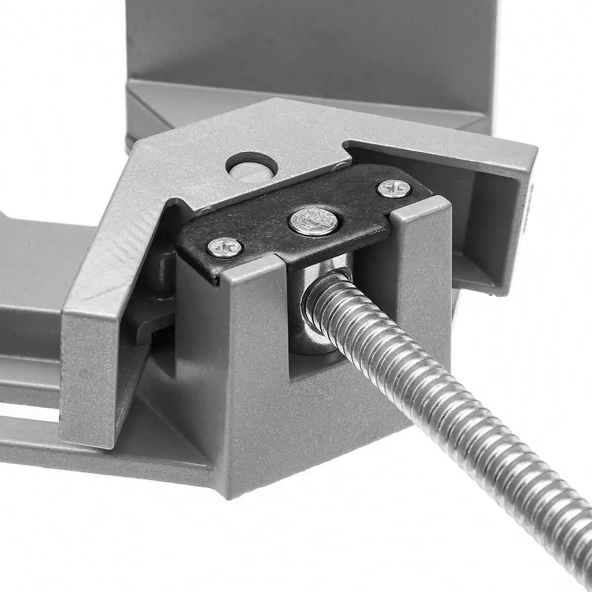 

doersup 90Degree Right Angle Clip Clamp Tool Single Handle Aluminum Alloy Corner Clamp Woodworking Frame Clip Right Angle Folder