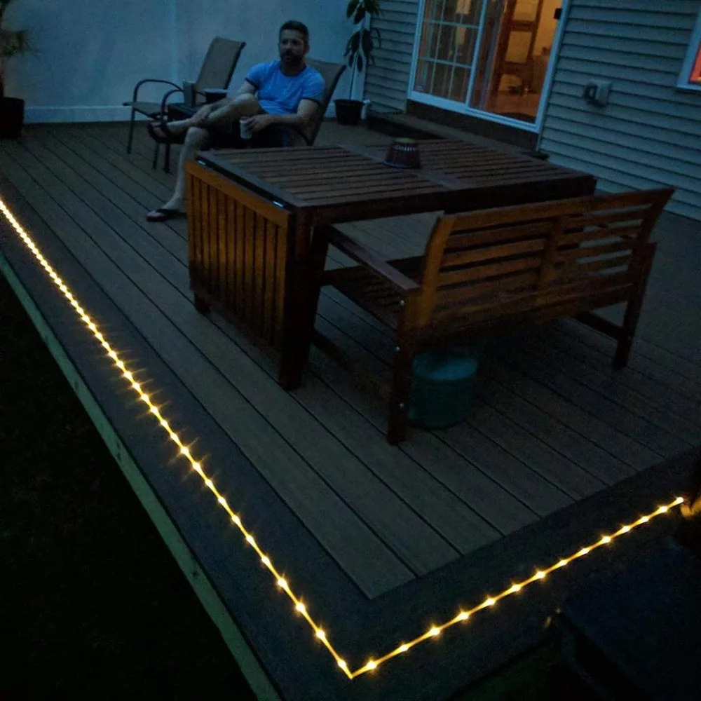 

Outdoor String Lights 10M 100LEDs Battery Operated LED Rope Tube String Lights for Patio Easter Christmas Party Wedding Holiday