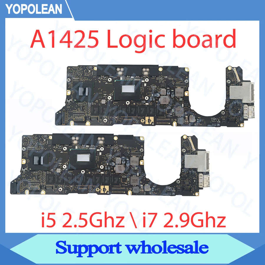 Материнская плата для ноутбука A1425 i7 2 9 ГГц 8 ГБ 820-3462-A Macbook Pro 13 дюймов конец 2012 года