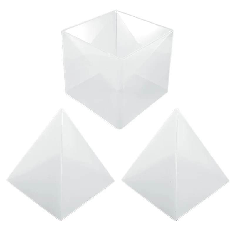 Molde de silicona transparente supergrande para decoraci&oacute;n del hogar, moldes de resina de cristal para bricolaje, mesa de resina, 3 uds.-4