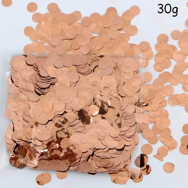 30g confetti 10 шт./лот, 18 дюймов, розовое золото, сердце, фольга, шары, свадьба, день рождения, вечеринка, декор для детского душа, принадлежности, подарки на день Святого Валентина - Цвет: 30g confetti