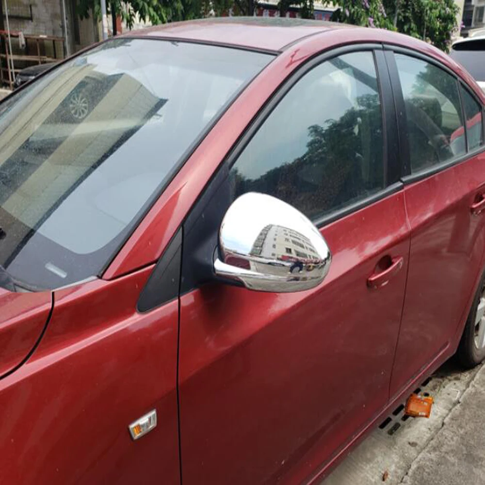 

For Chevrolet Cruze 2009 2010 2011 2012 2013 2014 Chrome Side Door Rearview Bezel Rear View Mirror Cover Trim Car Accessories