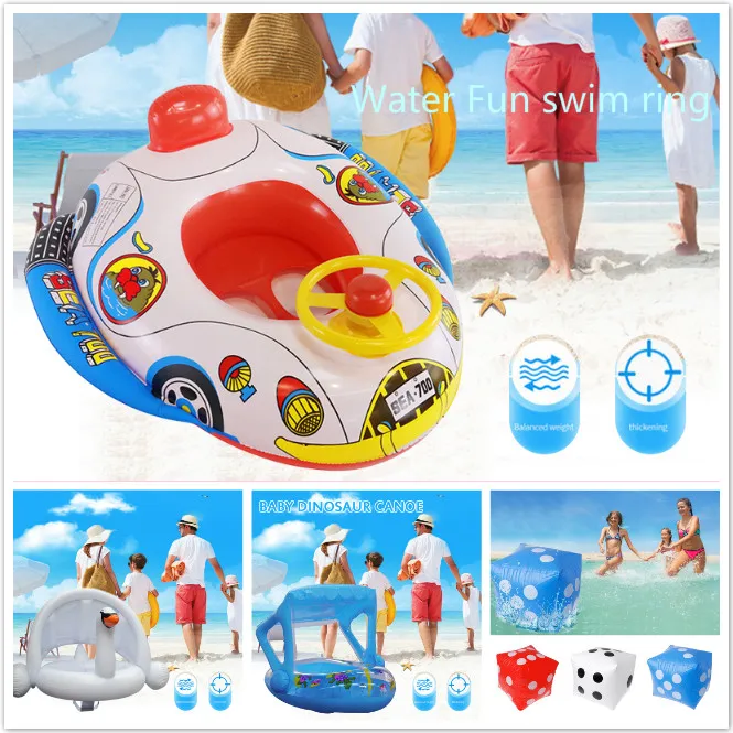 Детское плавающее кольцо надувной поплавок для малышей детский плавающий