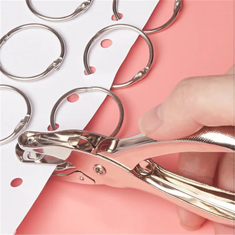 Биндер из металлических колец с дырокол свободные листовой книги связующего