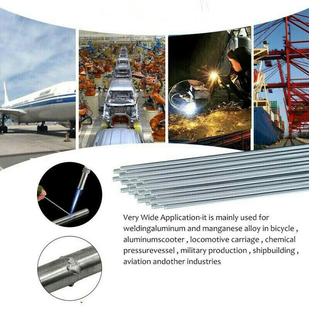 

60PCS/Set Aluminium Welding Rods Brazing Soldering Low Temperature Easy Weld Low-Temperature Aluminum Welding Wire Durable