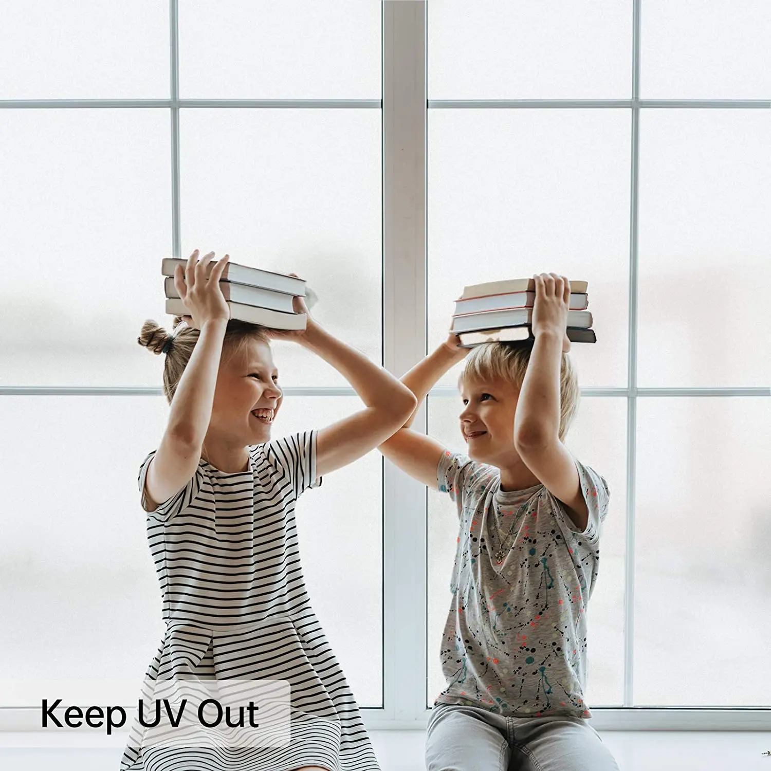 Оконная пленка YaJing матовая для стекла непрозрачная самоклеящаяся оконная с