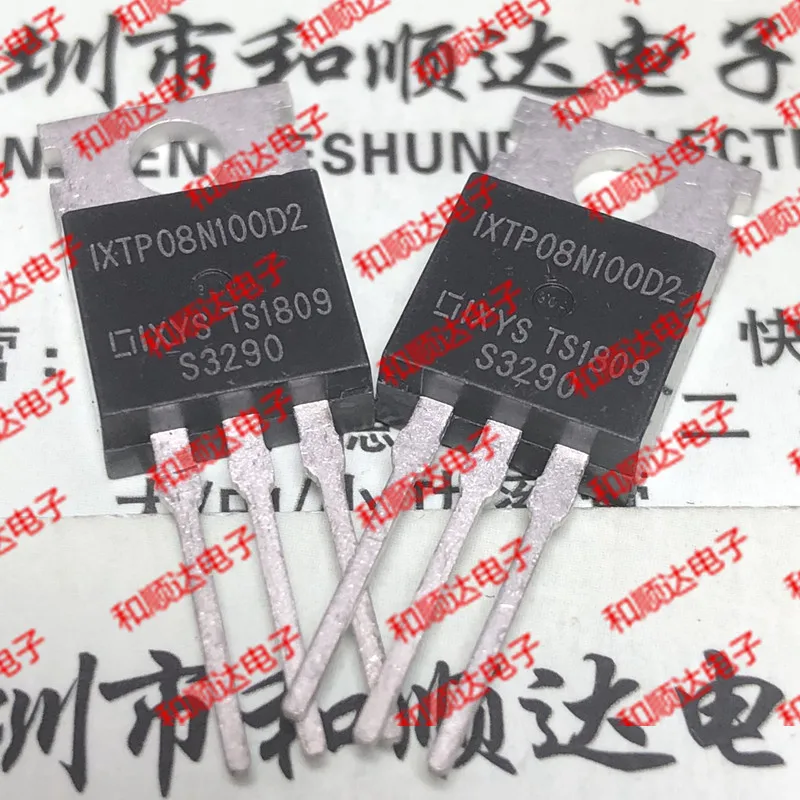 

10 шт./лот IXTP08N100D2 абсолютно новый оригинальный спот до-220 1000 В 800мА