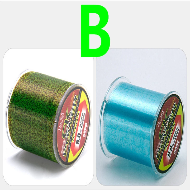 

500m 3D Invisible Spoted Line Fly Fishing Line Monofilament Fishing Line Speckle carp Nylon Thread Fishing Line Algae Line
