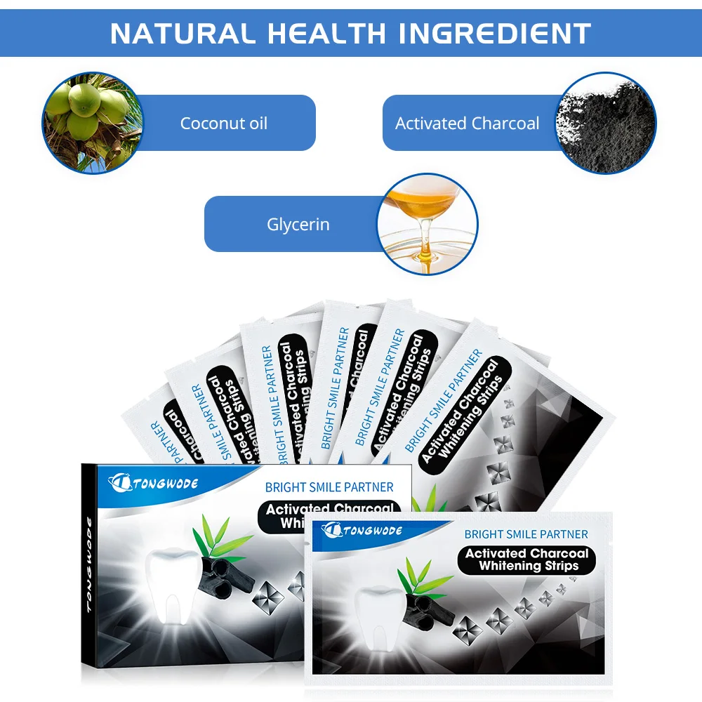 Полоски для чистки зубов с активированным углем полоски отбеливания шпон зубной