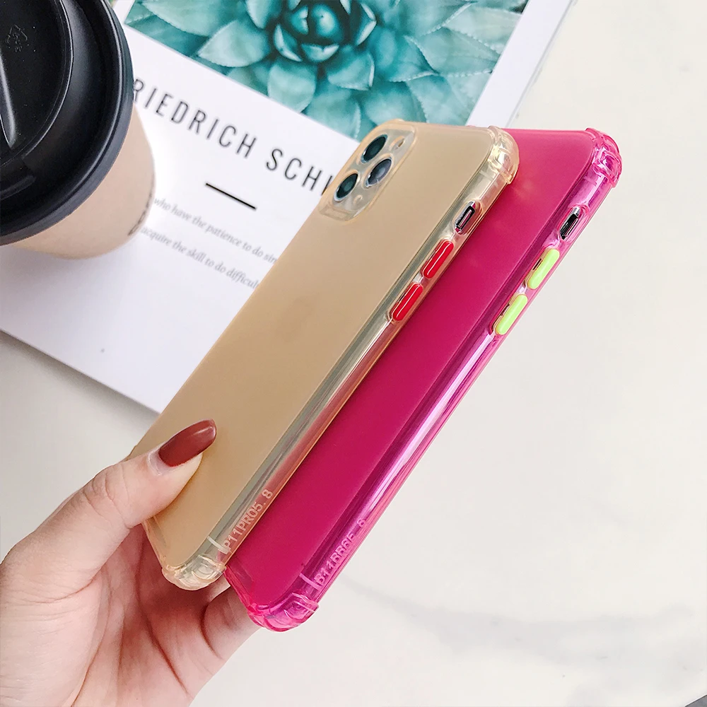 Флуоресцентный Бампер Жесткий ПК противоударный чехол для телефона HUAWEI P40 P30 P20 pro