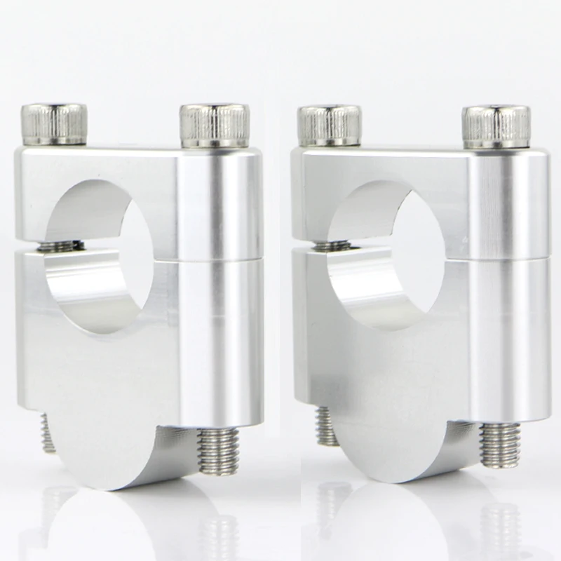 Silver Riser 30mm Для Ducati Monster 620 695 750 Monster 900 1000 мотоцикл алюминиевый 7/" 22 мм руль стояки монтажные зажимы ЧПУ Заготовка - Цвет: Silver Riser 30mm