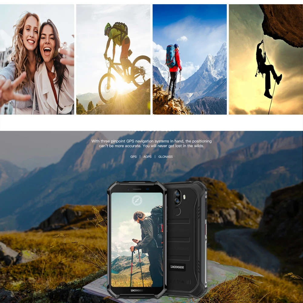 DOOGEE S40 Lite IP68/IP69K прочный телефон Android 9 0 пирог MTK6580 4 ядра 2 Гб Оперативная память 16