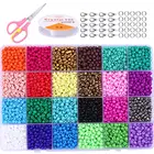 Бусины для браслетов, ожерелий, 24 мм, 24 цвета, ювелирные хрустальные бусы шт.