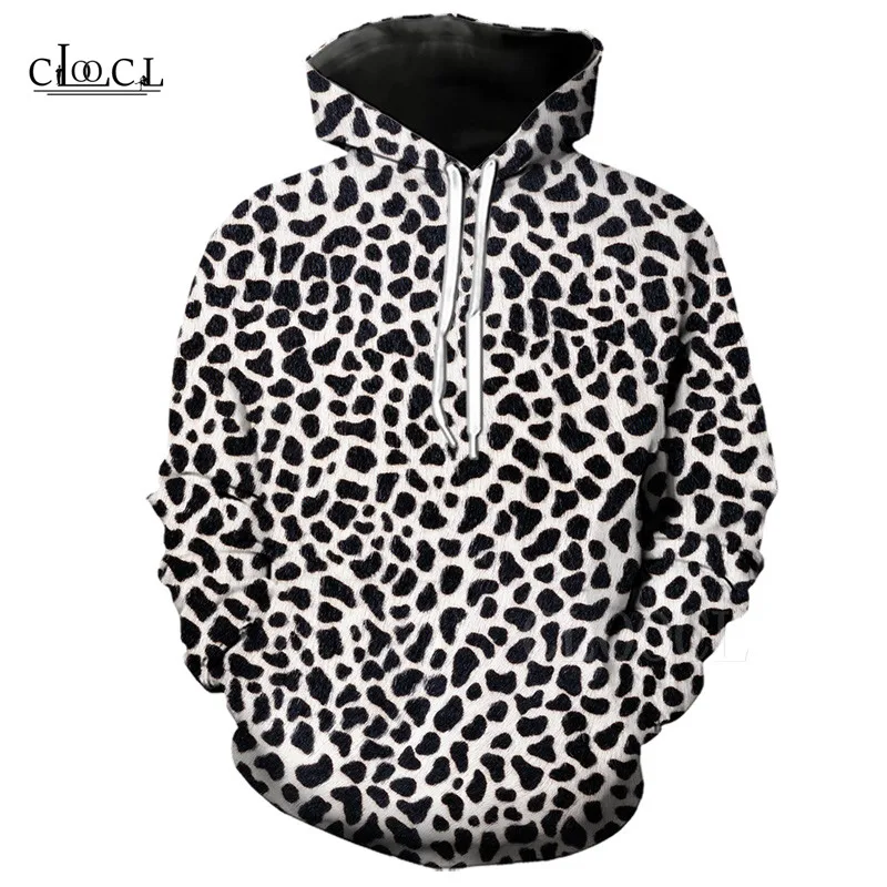

Leopard Pattern Harajuku Hoodie 3D Printed Sweatshirt Male Female Hoodie Hoody Pullover Leopard Print Casual Woman Clothes Coats