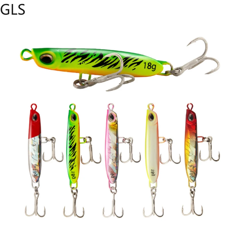 

Artificial Metal Fishing Lure 9g/12g/15g/18g Shore Casting Jigging Wobbler Lifelike Body Sinking Hard Bait 1Pcs