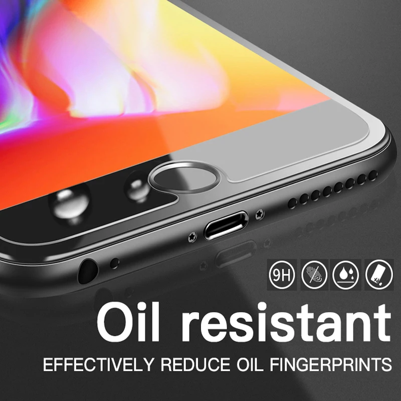 3 шт защитное стекло на iPhone X XS Max XR закаленное стекло для iPhone 7 8 6 6s Plus 5 5S SE Защитная пленка для экрана