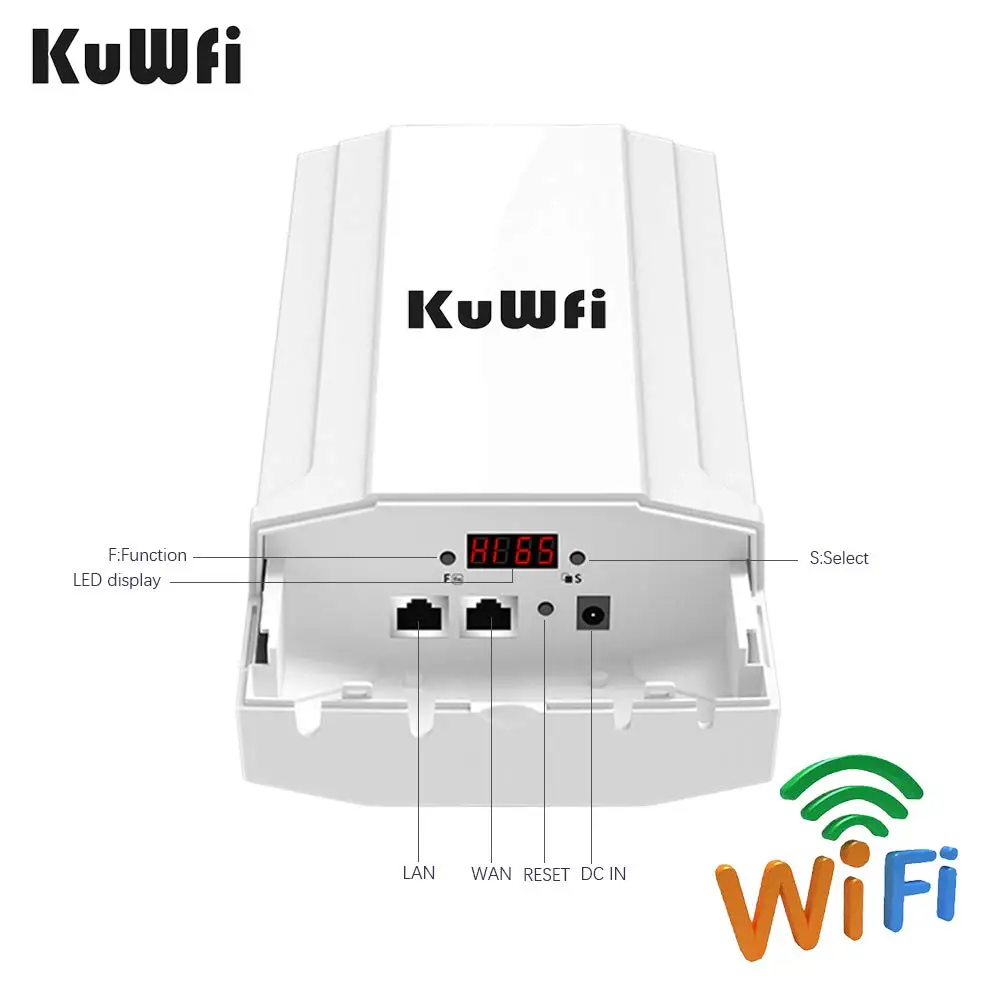 KuWFi 900 Мбит/с Открытый маршрутизатор высокой мощности 5 8G беспроводной