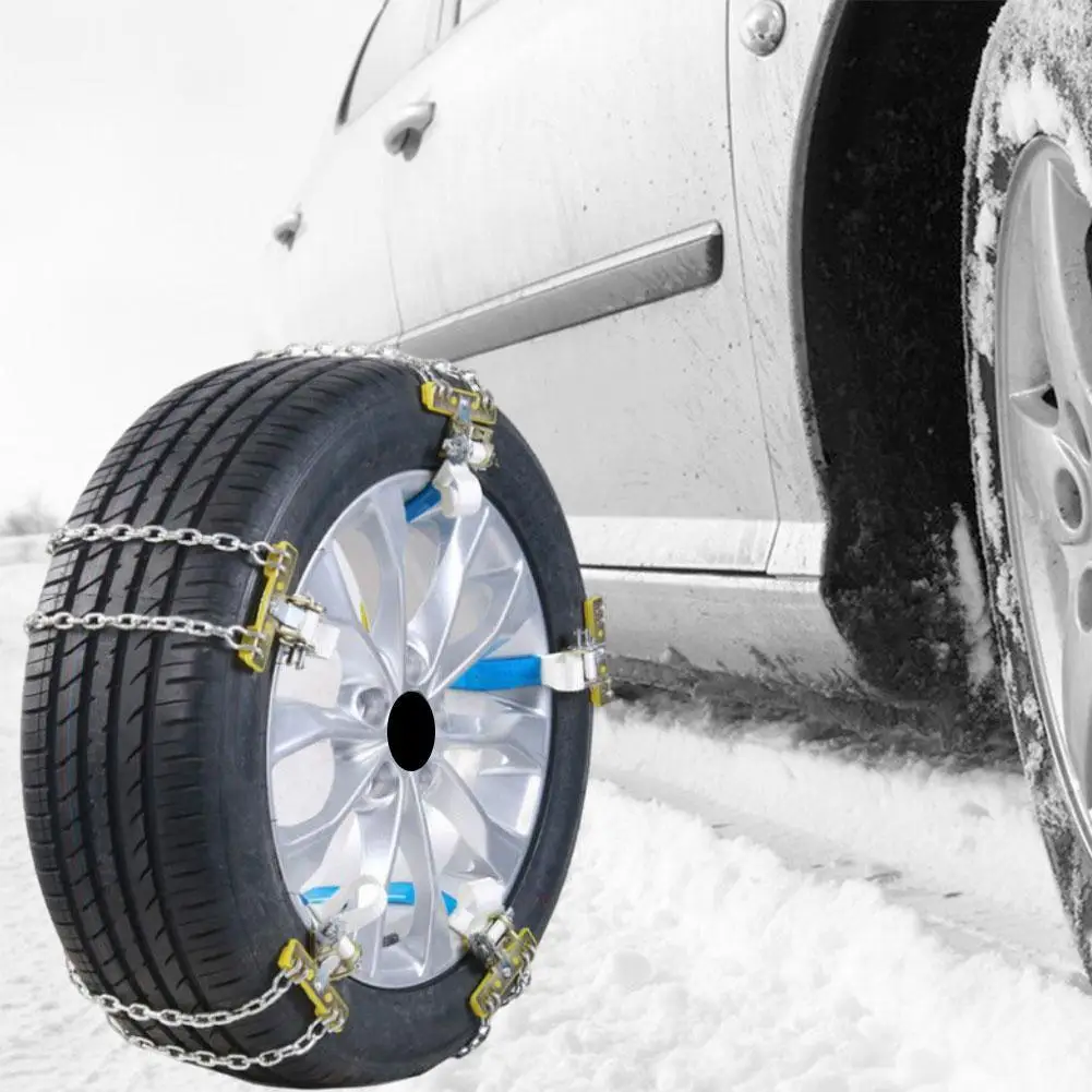 

Universal Car Anti-skid Chains Wheels Tyre Tire Ice Chains Truck Belt Steel Winter Vehicles SUV Wheel Chain Mud Safe Safety