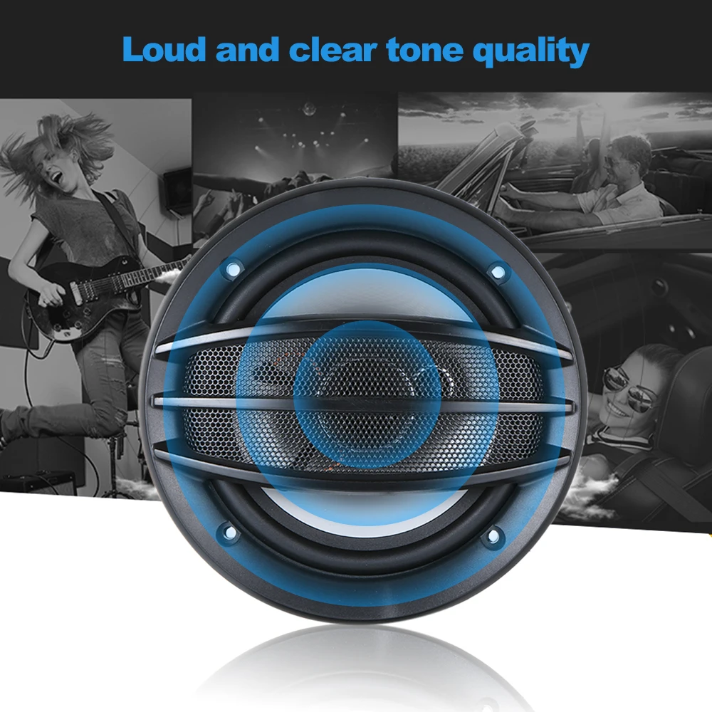 TS A1694S 2 шт. 6 5 дюйма 380 Вт автомобильный коаксиальный HiFi Динамик для двери