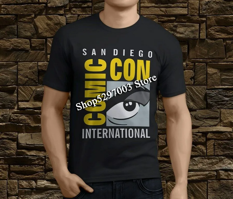 Новая крутая футболка с принтом из комиксов Сан Diego Con International Sdcc Wonder Men'S размер S